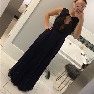 BCBG gown